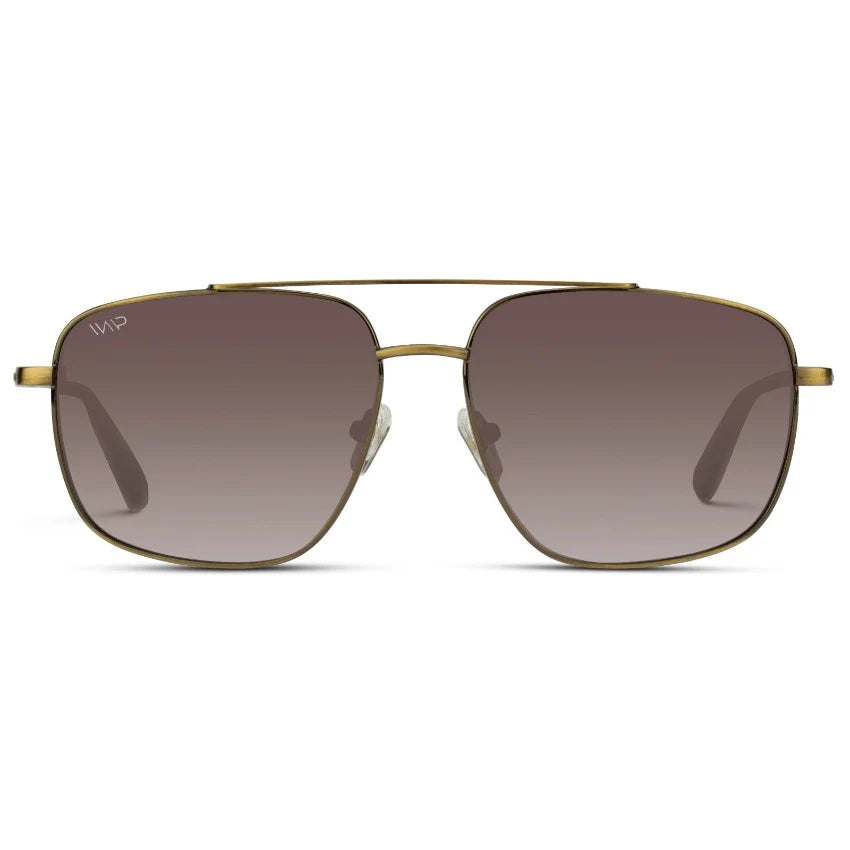 Johnson Angular Aviator Sunglasses