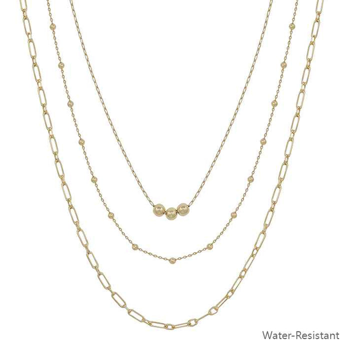 Emi Triple Layered Necklace