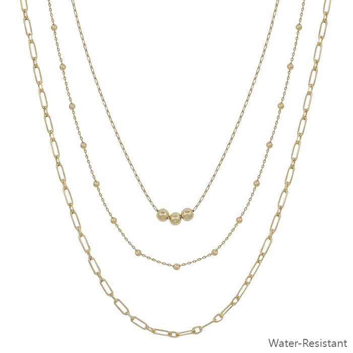 Emi Triple Layered Necklace