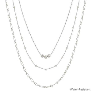 Emi Triple Layered Necklace