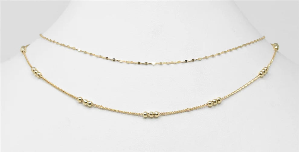 Mia Gold Layered Necklace