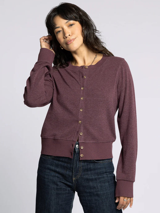 Calista Burgundy Cardigan