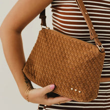 Load image into Gallery viewer, Suede Harper Hobo Shoulder Bag