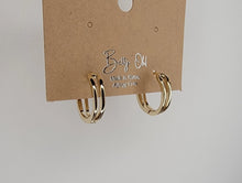 Load image into Gallery viewer, Dara Double Lined Earrings