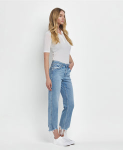 Erin High Rise Regular Straight Denim