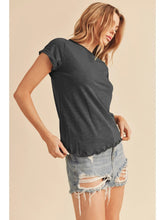 Load image into Gallery viewer, Brandi Rolled Sleeve Tee