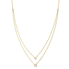 Load image into Gallery viewer, Lauryn Layered Cubic Zirconia Necklace
