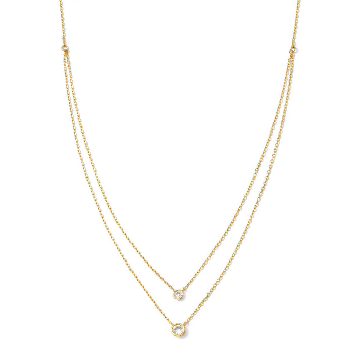 Lauryn Layered Cubic Zirconia Necklace