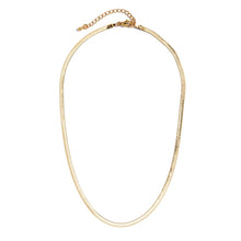 Load image into Gallery viewer, Anya 15.5” Herringbone Chain Necklace