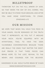 Load image into Gallery viewer, Bulletproof Necklace - Ephesians 6:13