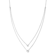 Load image into Gallery viewer, Lauryn Layered Cubic Zirconia Necklace