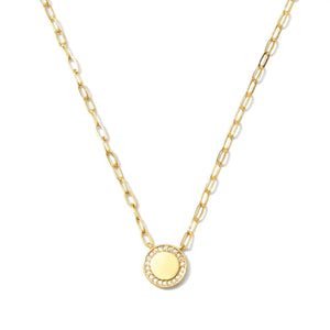 Lexi Disc Link Chain Necklace