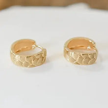 Load image into Gallery viewer, Mae Gold Plated Hoop Earrings