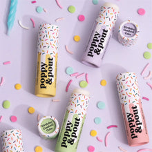 Load image into Gallery viewer, Birthday Confetti Cake Poppy &amp; Pout Lip Balm