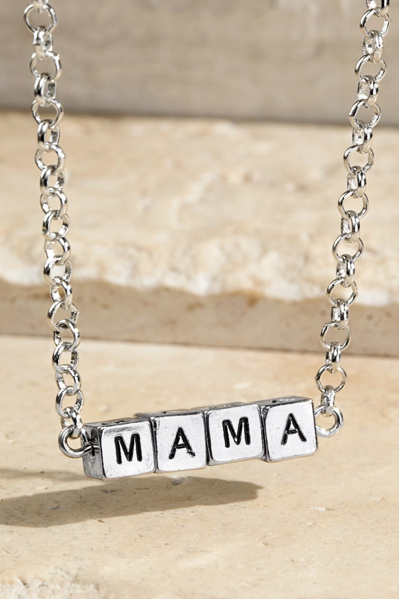 Buy MAMA Letter Necklace by Caitlynminimalist Dainty Mama Necklace Mothers  Necklace Gift for Mom Mothers Day Gift NR037 Online in India - Etsy