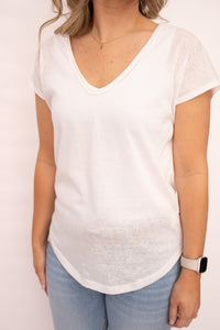 Allyson Off-White Tee