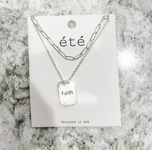 Load image into Gallery viewer, Hannah Affirmation Layered Necklaces
