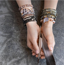 Load image into Gallery viewer, Scout Pyrite Stone Wrap Bracelet