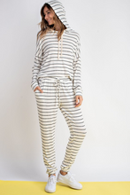 Load image into Gallery viewer, Jogger Lounge Pants with Black Stripe