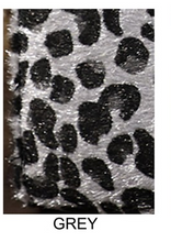 Load image into Gallery viewer, Grey Leopard Faux Fur Wallet