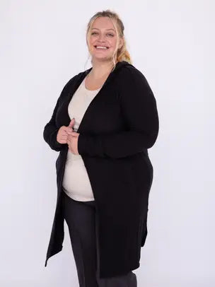 Sydney Curvy Hooded Cardi