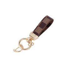 Load image into Gallery viewer, Plaid Pattern Strap Keychain