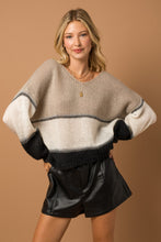 Load image into Gallery viewer, Mila Curvy Striped Sweater