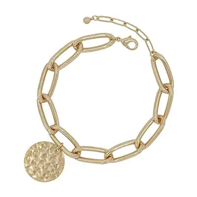 Piper Textured Chain with Charm