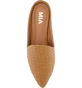 Woven 2025 tan mules