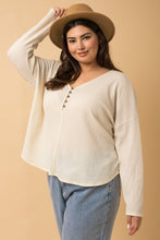 Load image into Gallery viewer, Karla Cream Button Down Top